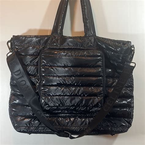 celine dion tote black